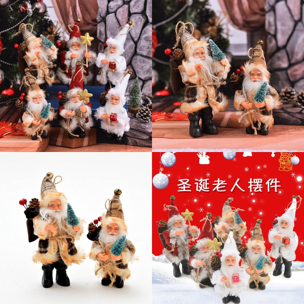 Timeless Design Santa Claus Candy Bag Ornaments For Elegant Xmas Tree Decor