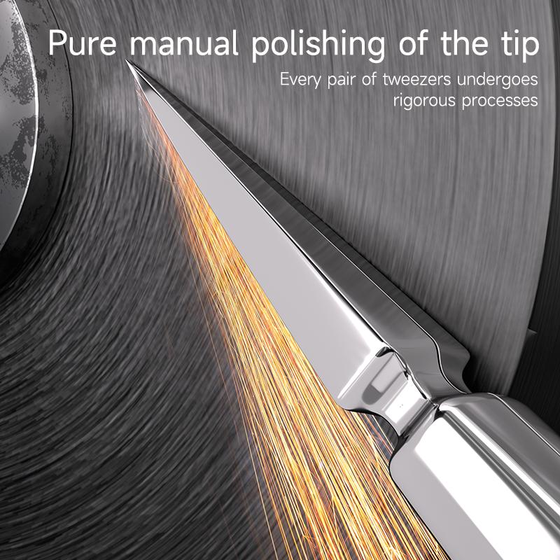 XZZ SS-11A/B/C/D/15A 3D STAINLESS STEEL TWEEZERS for Phone Maintenance Flying Wire Spot Welding Tweezer Tin IC Chip Forceps