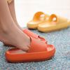 Men's new thick-soled slippers women's summer indoor pink bathroom couple cool slippers men's height increase