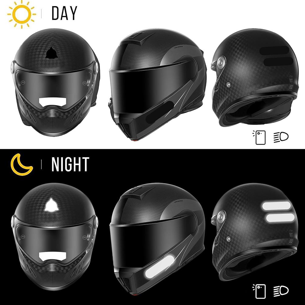 Reflective Motorcycle Helmet Stickers Car Decorative Stickers Bicycle Motorcycle Car Decals for Motorcycle Helmets Bike Scooters