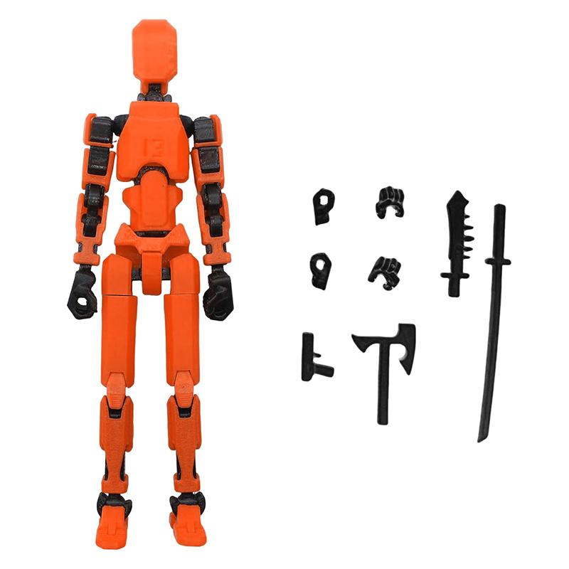 Multi-Jointed Movable Shapeshift Robot 2.0 3D Printed Mannequin Dummy 13 Action