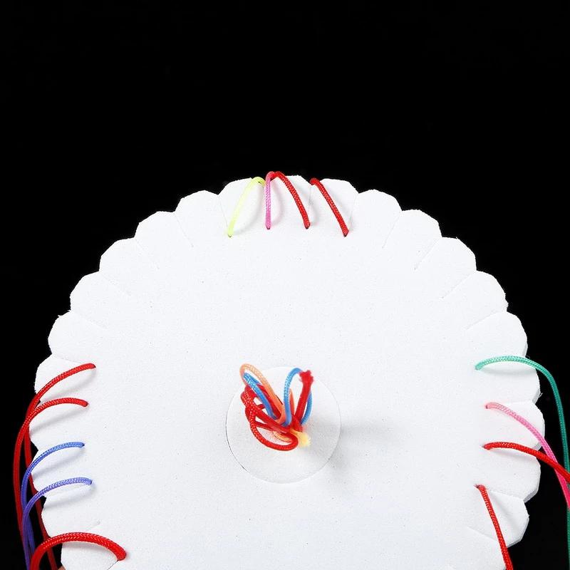 Round&Squarebracelet Knitting Disc Dis Tray Knitting Weavingjewelry Desgin Board