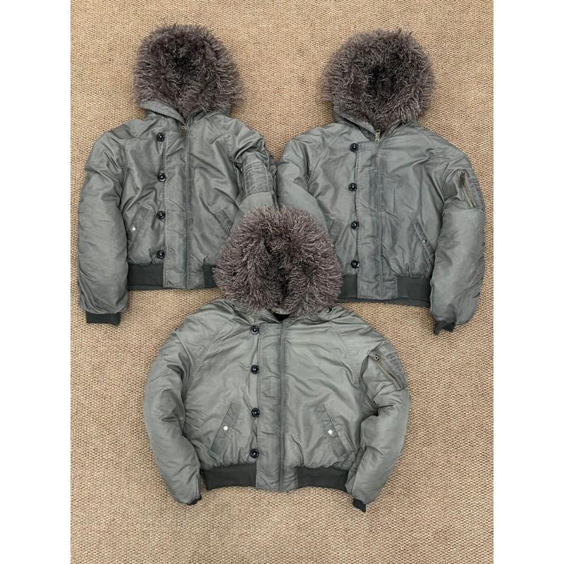 Mens Heavyweight Washed Cotton Bomber Jacket