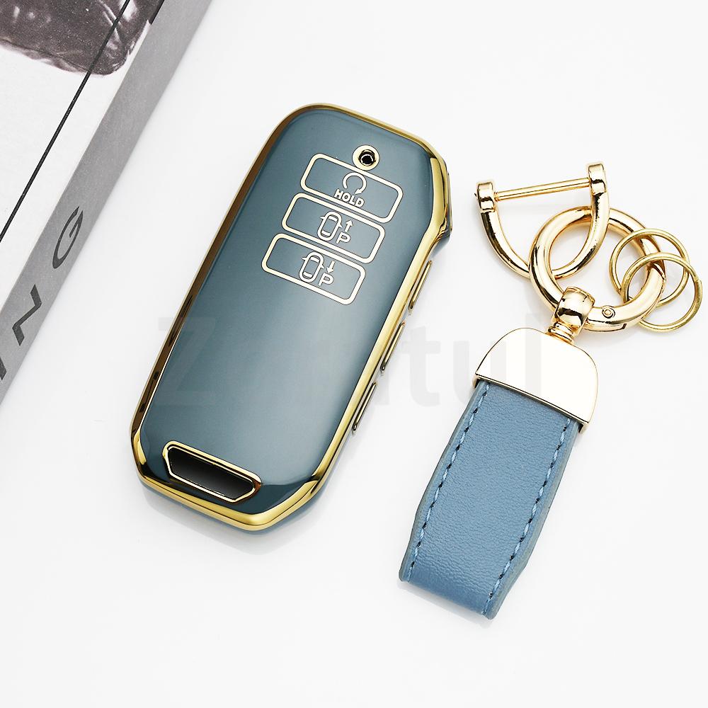 Auto Car Tpu Keyless Shell Key Fob Cover For Kia Sportage , Sorento Mq4, Ev6, Gt-Line K8 V6 , Niro Hybrid Accessories