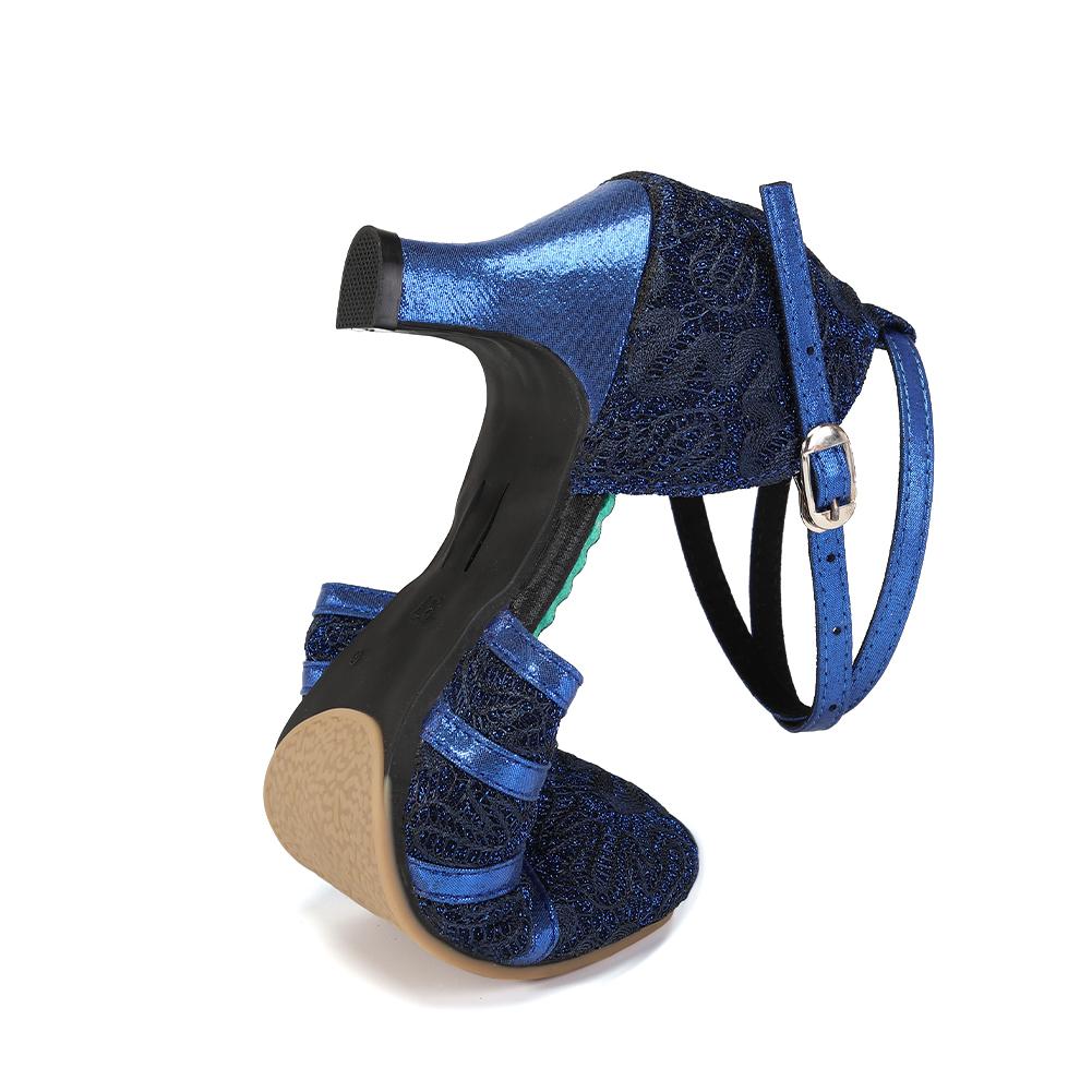 Scarpe da Ballo Moderno da Sala da Ballo per Donne Adulte Suola in Gomma Morbida 5,5 cm Scarpe da Ballo Standard Scarpe da Ballo Tango Salsa Party