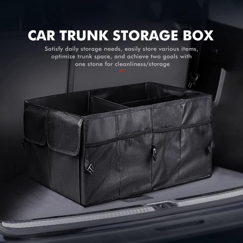 Car Trunk Organizer Folding Stowing Tidying Emergency Box For Ford Escape Ecosport Fusion Explorer Expedition Taurus