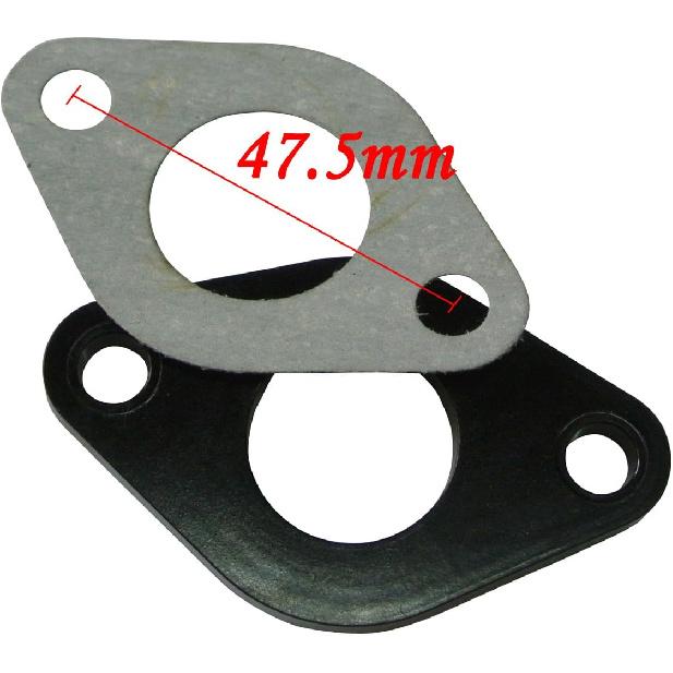 JRL 26mm Carburetor Intake Manifold Gasket for ATV Quad Kazuma Roketa Yerfdog Taotao 50cc 90cc 110cc 125cc Dirt Bike Quad ATV Buggy
