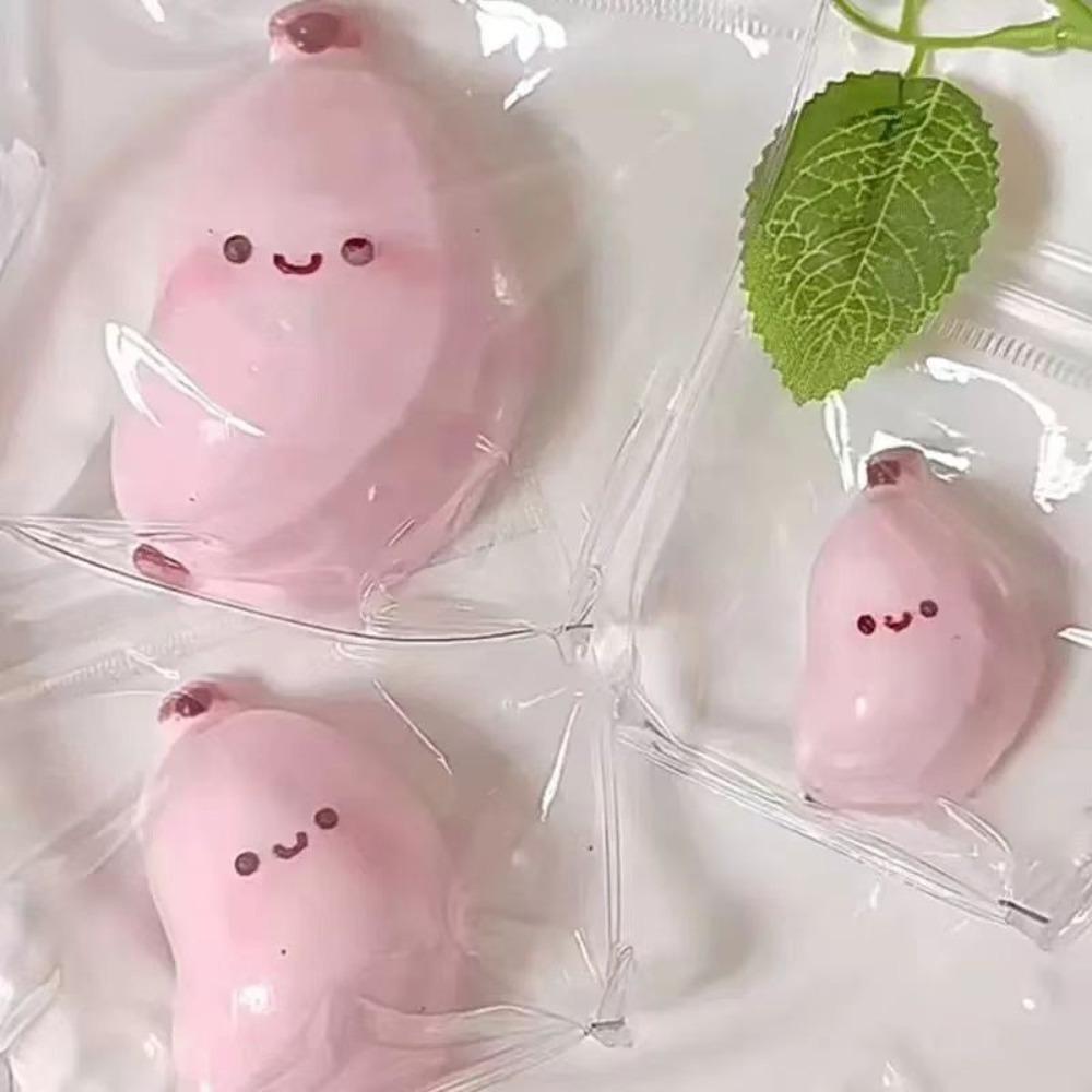 Simulation Banana Fat Banana Squeeze Toy Soft Stress Relief Toy Creative Pinching Toy Gift