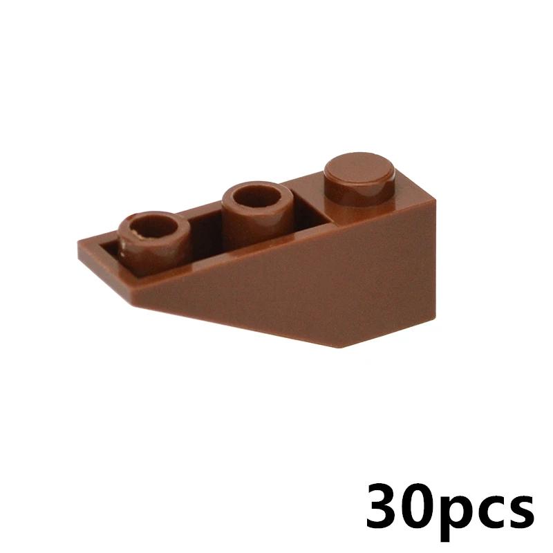 DO-IT-YOURSELF Constructing Blocks 30PCS Technical MOC Components Inverted 33° 3x1 Slope Face Reverse Bricks Attachments Learning-