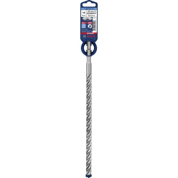 Concrete Drill Bit - Bosch Expert - 7x 14 X 250 Mm - Carbide Tip - Durable - Sds-plus