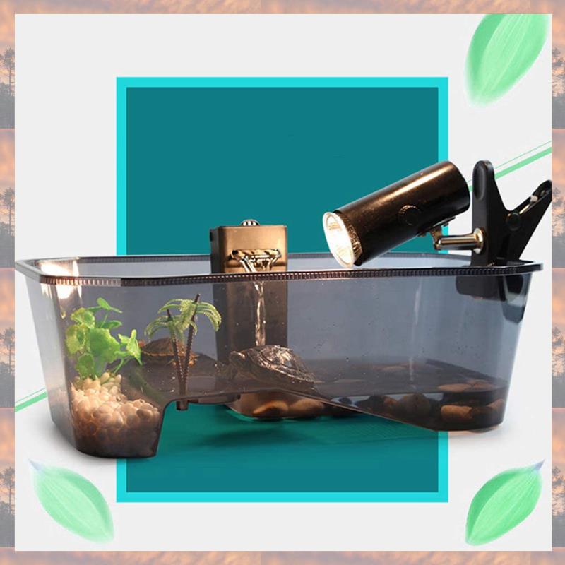 2025 Trend 2X Offenes Schildkrötenbecken mit Terrasse Wasserschildkrötenbox Brasilianische Schildkröte Schildkrötenbecken