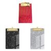 Sparkle Acrylic File Folder Clips With Metal Pressure Clamp For Office And Gift Use
