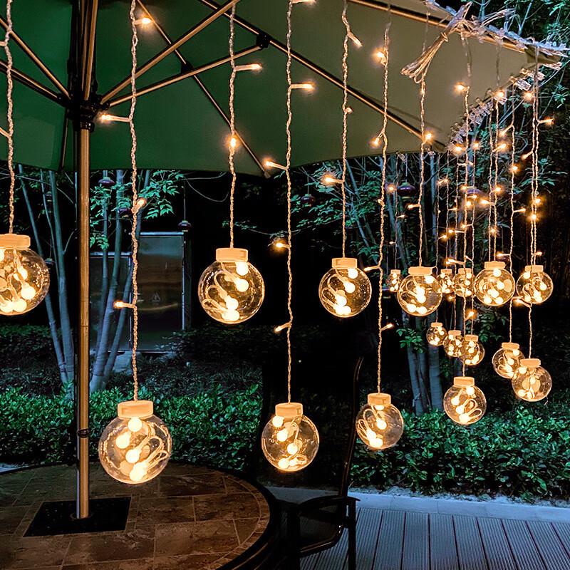Beigong Solar LED Wishing Ball Curtain Lights