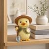 Duck Figurine with Hat Cute Statue Miniature for Tabletop