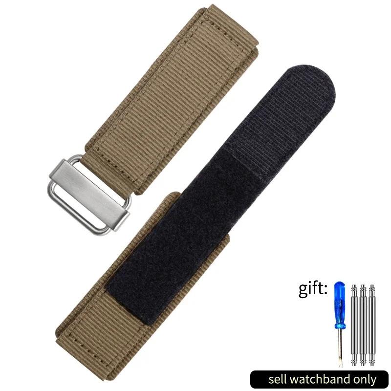 Suitable for Panerai Bell & Ross Nylon Strap hook and loop BR Watch Band Rough Outdoor 24mm 22mm
