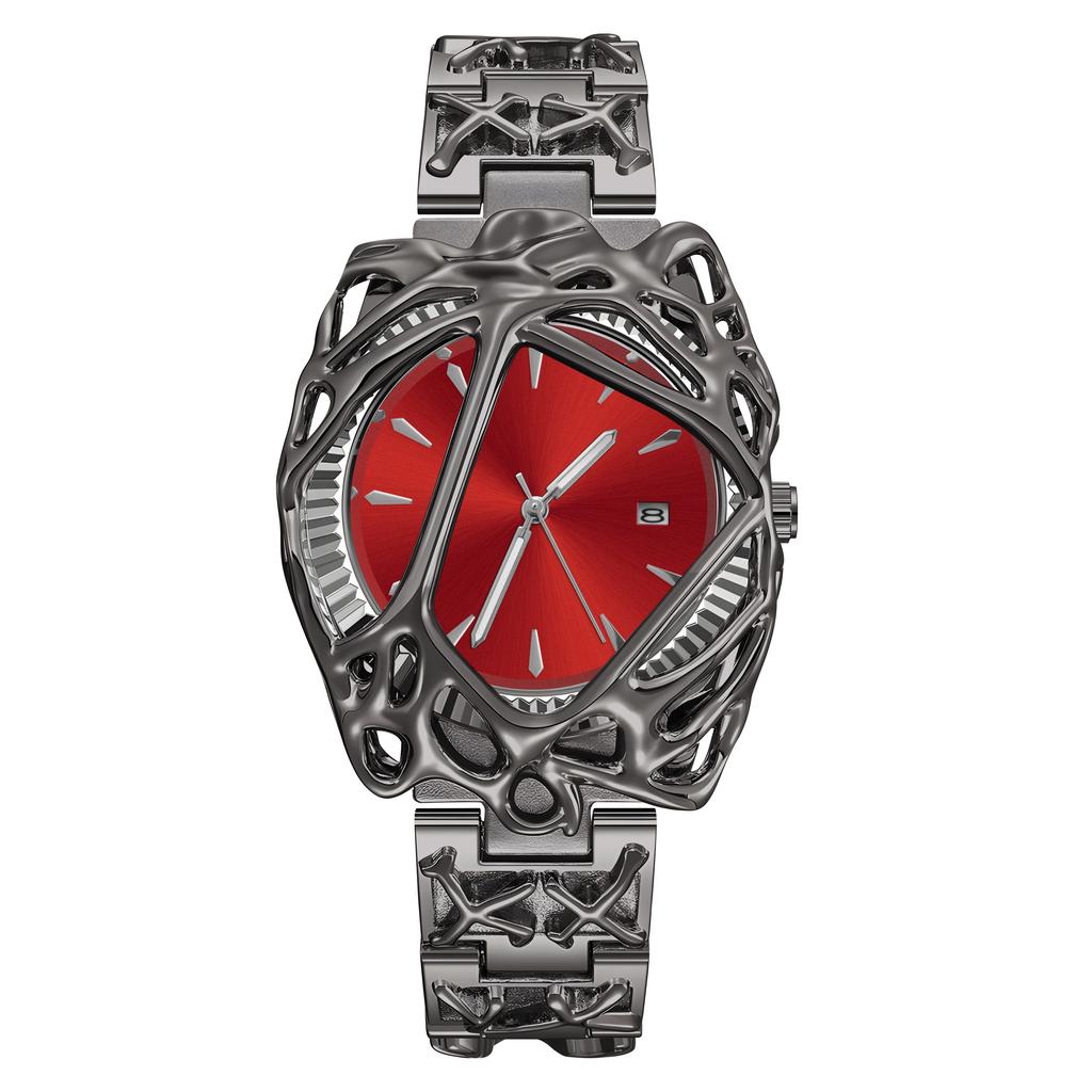 Y2K Antike Alabaster Quarz Uhr Herren Mittelalterlich Kreative Armbanduhr Leuchtende Uhr