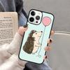 Hedgehog and Balloon Phone Case for iPhone 17 Air 16 16e 15 Plus for Apple 13 11 12 14 Pro Max Cover coque Shell