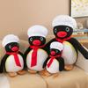 Adorable Pingu Chef Penguin Plush Toy Soft And Cute Penguin Stuffed Animal For Kids