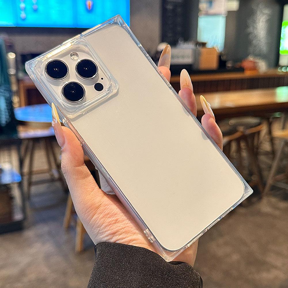 Transparente Weichhülle für Apple 16 Pro Max - Sturzsicher, Fallschutz, Stoßfest mit Vier-Ecken-Airbag-Schutz