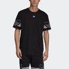 Adidas Originals Trefoil Outline Tee Men Tops Black DU8145
