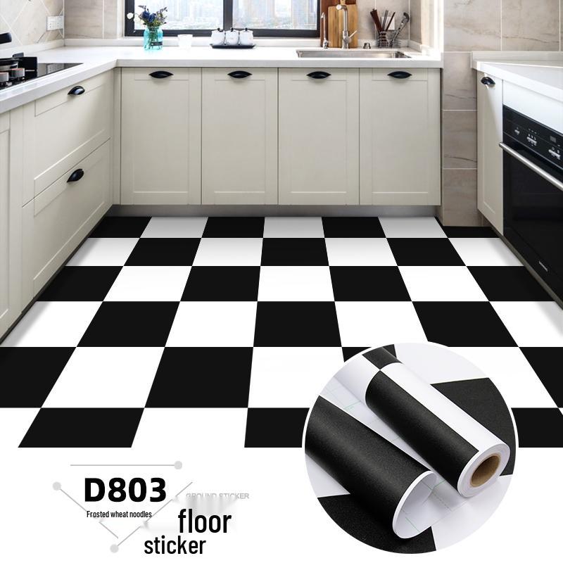 Thickened Waterproof Self-Adhesive Floor Tiles for Bathroom Renovation