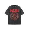 Camiseta de Banda de Death Metal Deicide Unisex Hombre Mujer Verano Manga Corta Moda Camiseta Lujosa Casual Vintage Tops