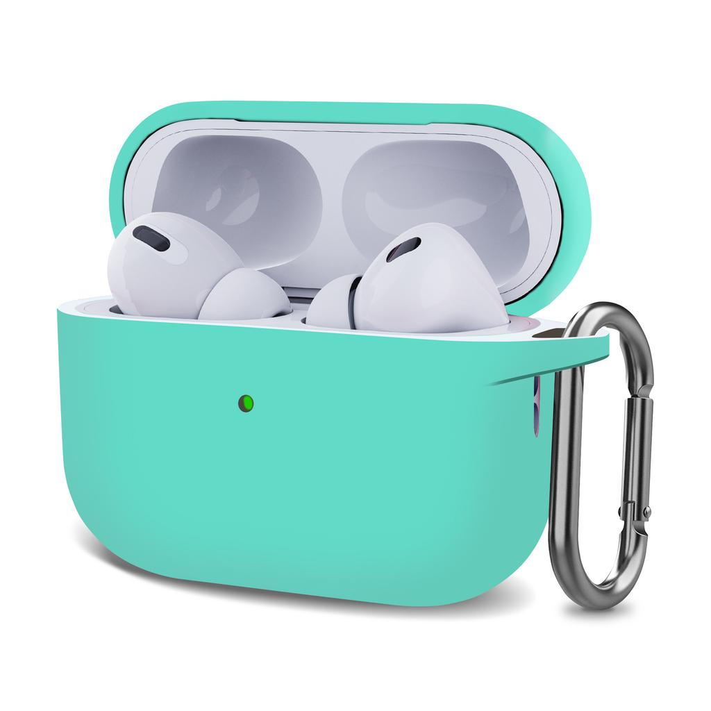 Suitable for AirPods Pro2 Apple 2026 Bluetooth Headset Silicone Solid Color One-piece Thickened Protective Case