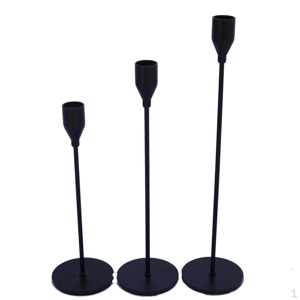 

Candle Holder Geometric Elegant Tealight Centerpieces For Home Decor,Black