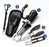 Multifunctional Stainless Steel Fishing Pliers - Line Cutter, Split Ring Opener, Hook Remover, Scissors