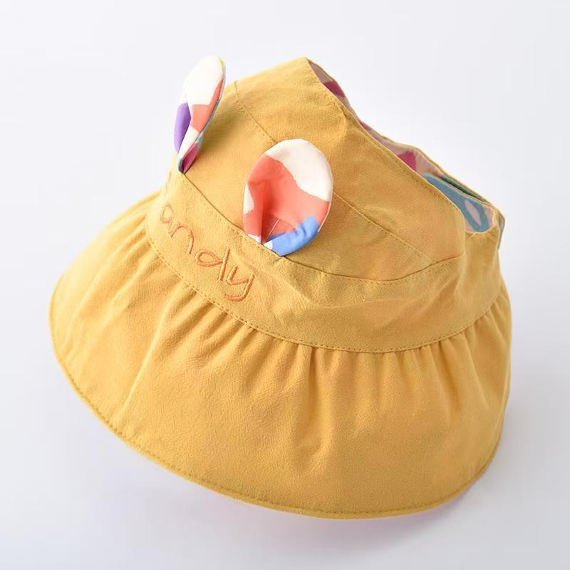 Kids' Summer Wide Brim UV Protection Reversible Sun Hat