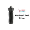 For Anycubic Kobra 3 Hotend Nozzle 0.2 0.4 0.6 0.8 1.0mm Hardened Steel Brass Nozzle For Anycubic Kobra 3 Combo Spare Parts