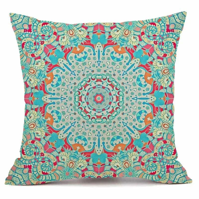 Geometrical Print Pillowcase Decorative Cushion Cover Linen Throw Pillowcase Home Living Room Bedroom Sofa Decorative 45x45cm