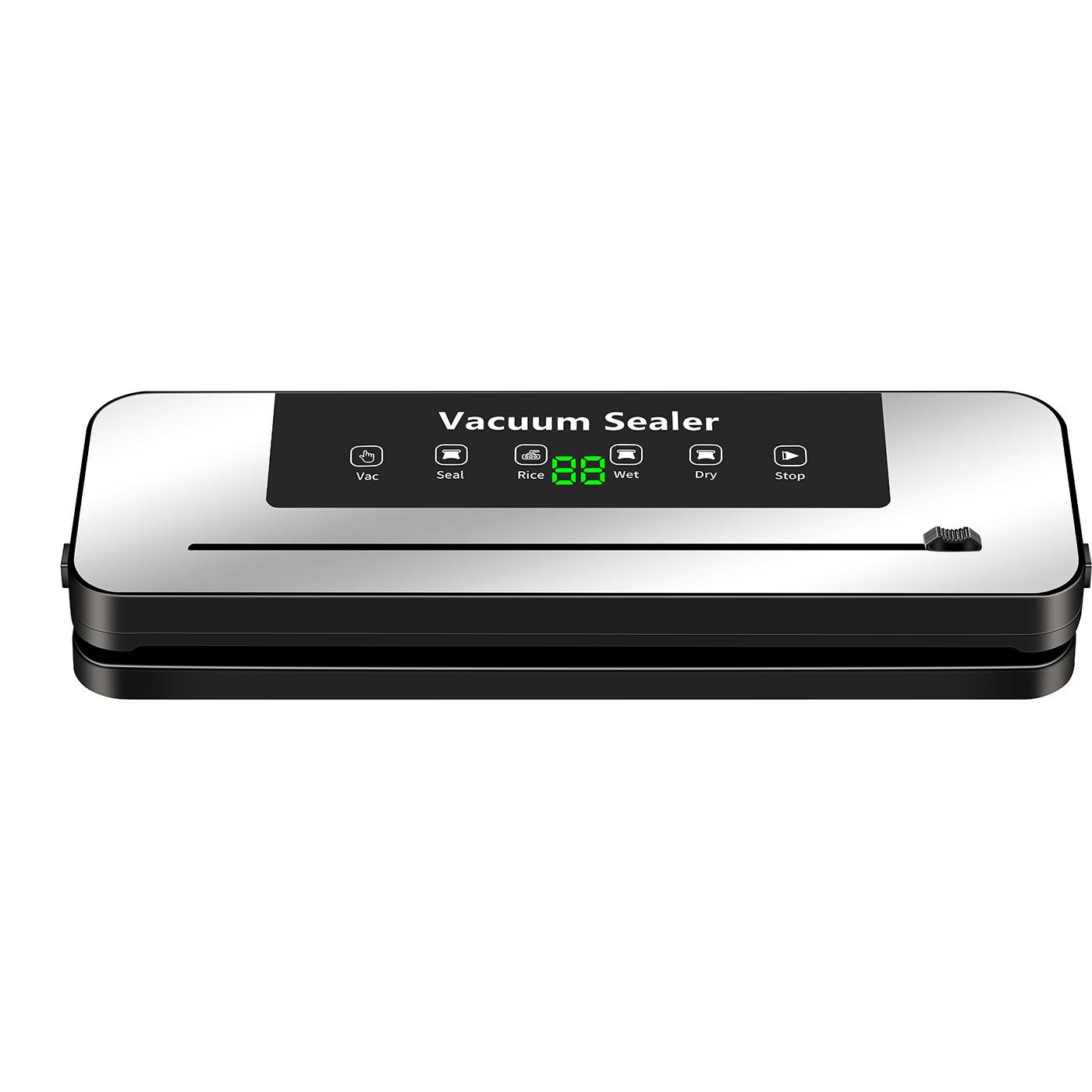 

Digital Vacuum Sealer with Sliding Knife for Home & Kitchen - Large Food Preservation Machine Sealer Only