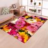 Girls Room Mat Household Door Mat Rose Rug Multicolor Pink Red Wedding Blanket Non-slip Living Room Rug
