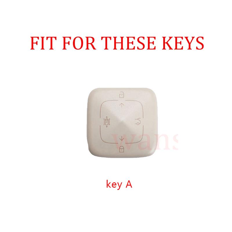 Genuine Leather Auto Key Fob Remote Cover Case Fit For Zeekr 001 Auto Auto Accessories Premium Grade Auto Interior Accessory