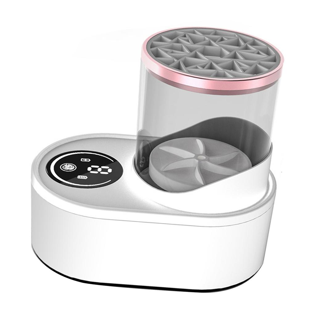 Electric Makeup Brush Cleaner Multi-function Makeup Brush Cleaner All-in-One Tool Cleaning Powder Pu