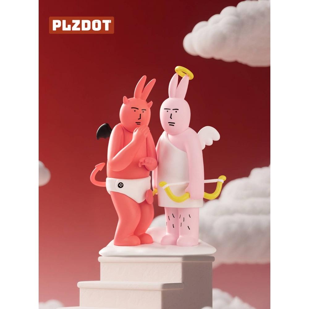 Null Plzdot Pink Rabbit Happy Mind Series Blind Box 1Box 6pcs