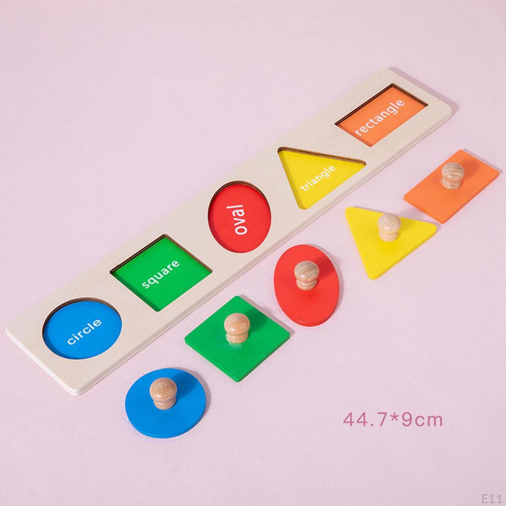 Geometric Shape en puzzle playing Game Grasping for Toddler Children Boys
