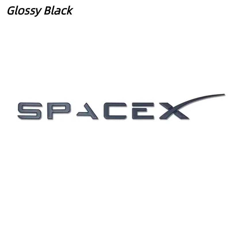 ABS Space X Zadný Kufor Znak Odznak Nálepky Nálepky pre SpaceX Model 3 X S Y Príslušenstvo pre Styling Auta