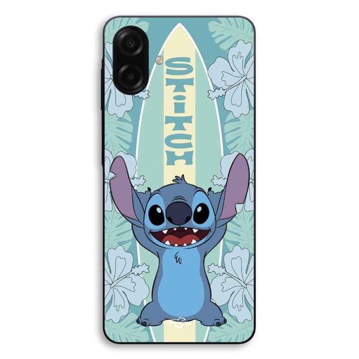 Hülle Für Samsung Galaxy A08 Stitch surf disney Maniacase schwarz