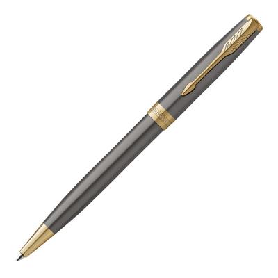 PARKER Sonnet Grå GT Kulspetspenna Medium Gåva Premium Äkta Produktnummer 2213782 Penna, Spets, Oljebaserad, Förpackad, Kvalitet, Importerad,