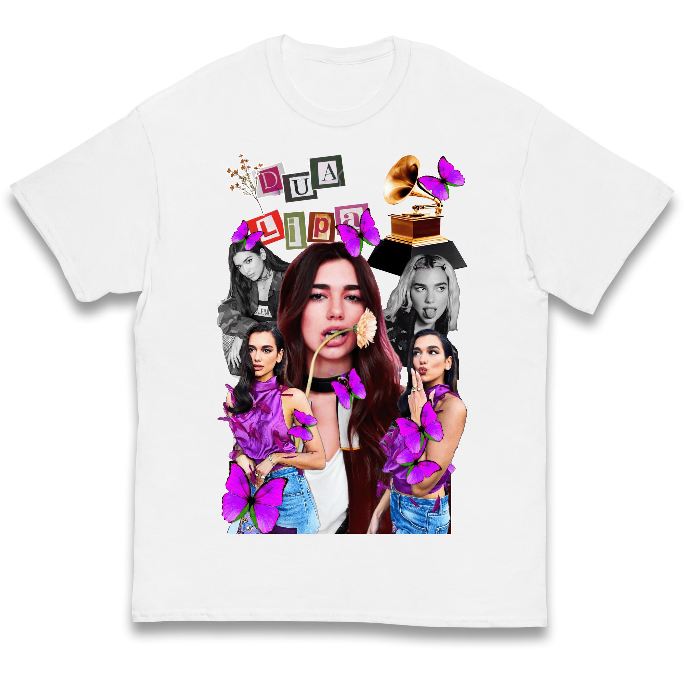 Dua Lipa Purple Butterflies Bootleg Kids T Shirt 100