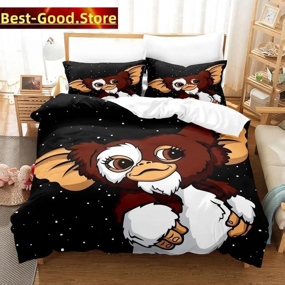 

Comforter 3D Print Fashion Gremlins Bedding Set Boys Girls Twin Queen King Size Bed Boys Adult Bedroom Comforter (quilt)-EU Single(135*200cm)3pcs