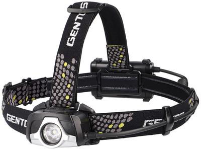GENTOS Φακός Κεφαλής LED Λειτουργεί με Μπαταρίες AA Ισχυρός 580 Lumens Αδιάβροχος Δύναμη Έλξης Για Εργασία Επαγγελματική Χρήση DRF-333D