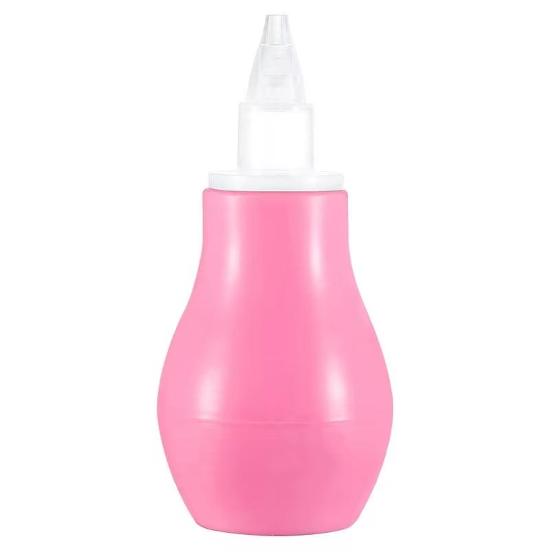 

New Born Silicone Kids Safety Nose Cleaner Manual Snot Vacuum Suction Soft Children Nasal Aspirator Baby Care Accessory
