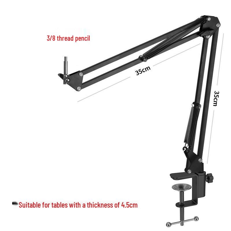 

Multifunctional Desktop Shooting Stand with Fill Light for Overhead, Lazy Live Streaming & Photography