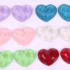 22mm Wavy Heart-Shaped Resin Charms and Hair Accessories