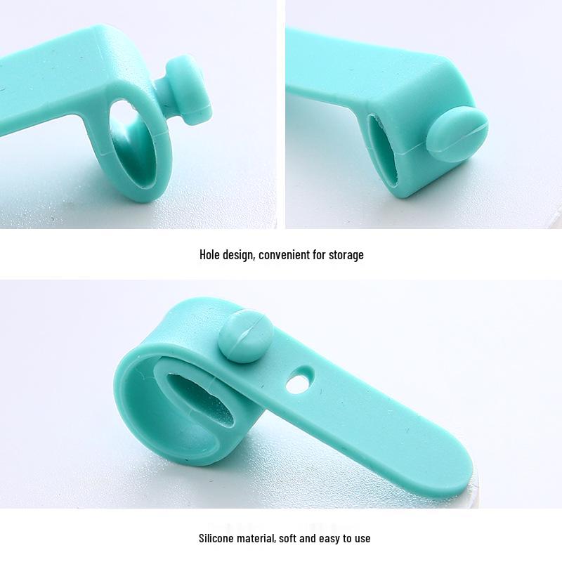 Silicone Anti-Lost Earphone Cable Organizer Straps