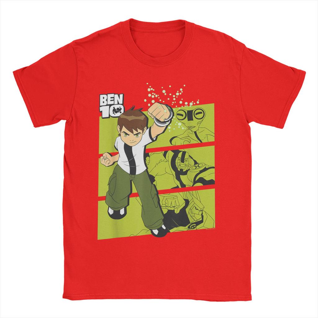 Ben Alien anime T Shirt Summer Hip Hop TShirts Unisex Cotton ONeck Plus Size Clothes Short Sleeves Vintage Tshirt