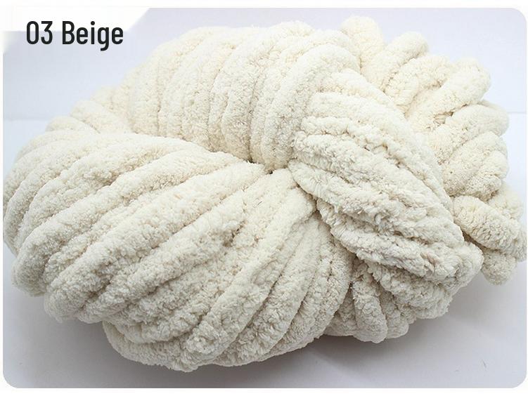 Winter DIY Super Dicke Isländische Wolle Handgewebter Schal & Mütze Garn